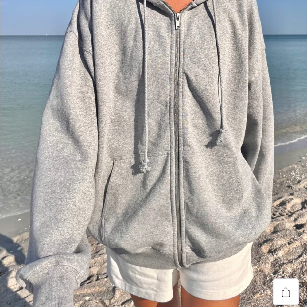 Brandy Melville Heather Gray Hoodie